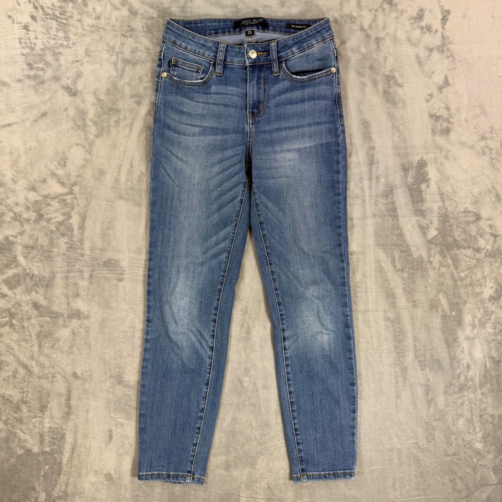 Judy Blue Relaxed Fit Jeans Women's Size 25 Blue Denim Pants